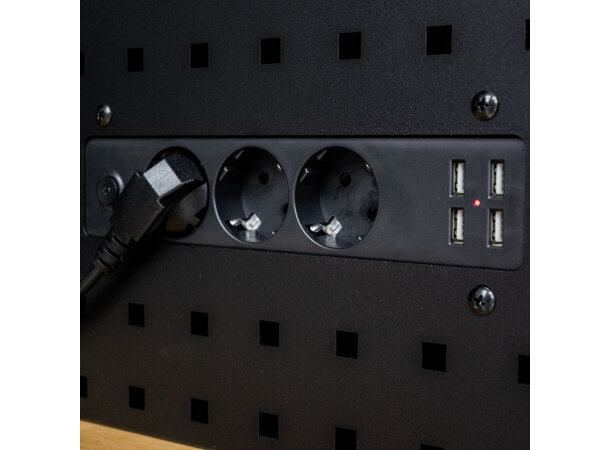 Turisimo verktøytavle-EL i stål – praktisk oppheng med strøm