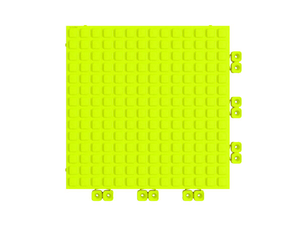 Versoflor TASKFLOR® klikkbar gulvflis Fluorescent Yellow, 30x30cm, 1stk. 