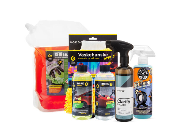 Vinter- og Vårglans med vannperling Gir en enormt god glans i bilen! 