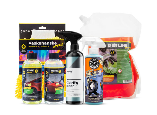 Vår og sommerglans med vannperling Gir en enormt god glans i bilen! 