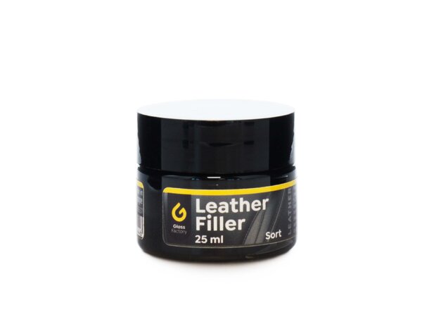 Gloss Factory Leather Filler sort – fyll skader i skinn og vinyl