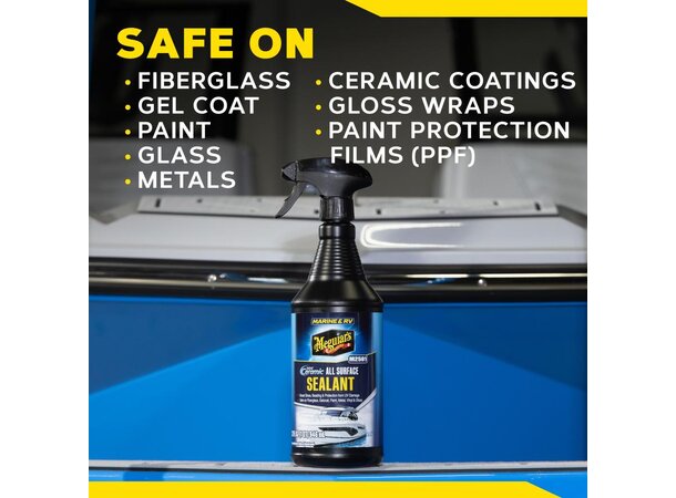 Meguiar’s Marine & RV Ceramic Sealant – Slitesterk beskyttelse