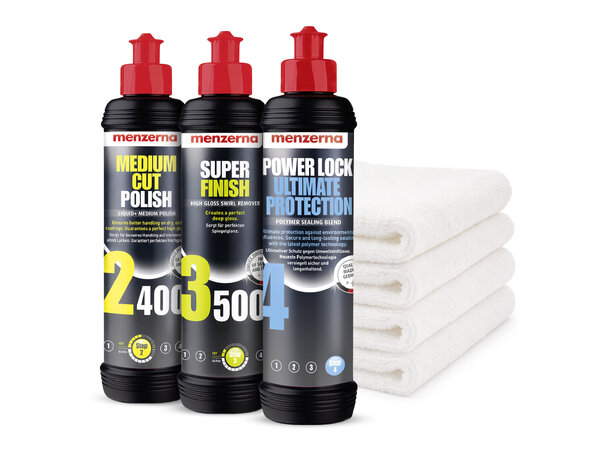 Poleringspakke for myk lakk