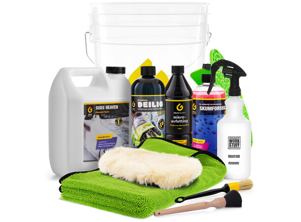 Tesla Vaskepakke komplett pakke Komplett vaskepakke for Tesla 