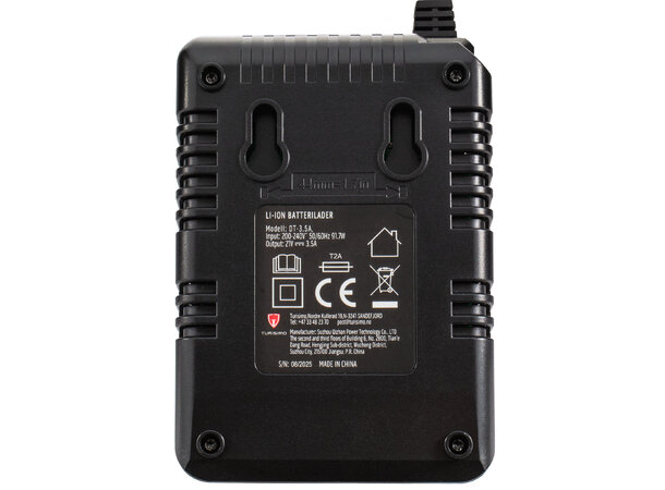 Turisimo 35A singel lader for 20V batteri