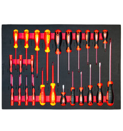 Turisimo Core – Skrutrekkersett 25 deler normal og VDE