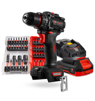 Turisimo DRIVE Startpakke 20V Drill m/ batteri, lader og bitssett