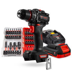 Turisimo DRIVE Startpakke 20V Drill m/ batteri, lader og bitssett
