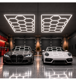 Turisimo GRIDHexagon Double Garage Hexagon-panel 2 x 14 ruter inkl. 2Xramme