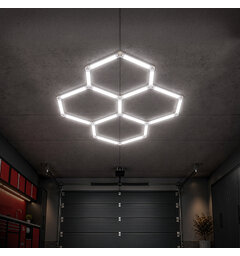 Turisimo GRID Hexagon pakke 4 Hexagon-panel 4 ruter Turisimo GRID