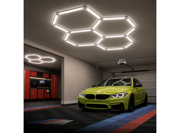 Turisimo GRID Hexagon pakke 4 Hexagon belysning 4 ruter 