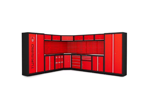 Turisimo S4 høyskap – Garasjeinnredning 4 seksjoner 2640mm
