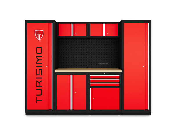 Turisimo komplett garasjeinnredning 2560 mm – detailer 2