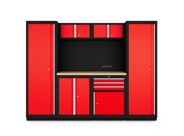 Turisimo komplett garasjeinnredning 2560 mm – detailer 2