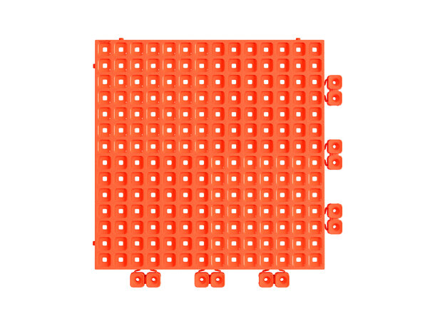 Versoflor UPFLOR® klikkbar gulvflis Fluorescent Orange, 30x30cm, 1stk. 