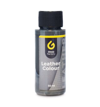 Gloss Factory Leather Colour 402 Metallgrå, 50ml