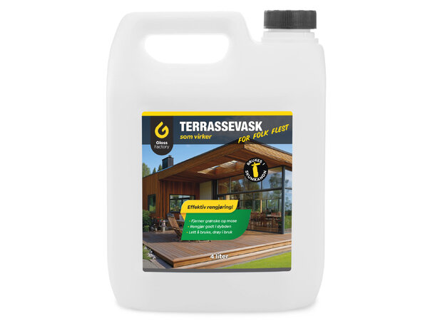 Gloss Factory Terrassevask Effektiv vask av terrassen, 4L 