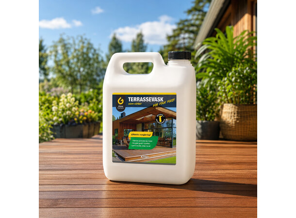 Gloss Factory Terrassevask Effektiv vask av terrassen, 4L 