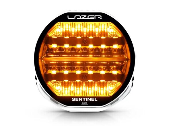 LAZER Sentinel PL2 9" fjernlys med kombo lysbilde - Hvitt hus!