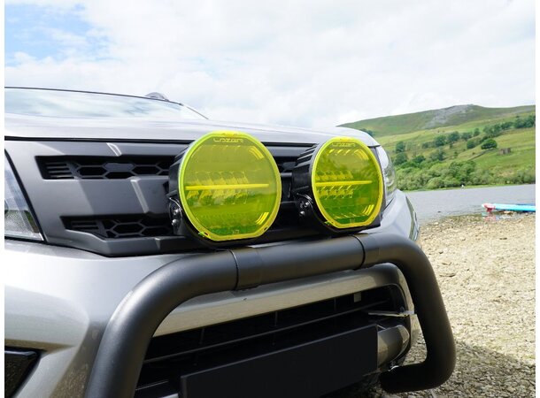 Lazer 9" Gult Deksel – For bedre sikt og beskyttelse