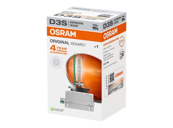 Osram Original D3S xenonpære – OEM-kvalitet med 4 års garanti