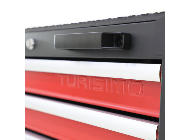 Turisimo 5-skuffers hjulskap i stål – moderne og praktisk