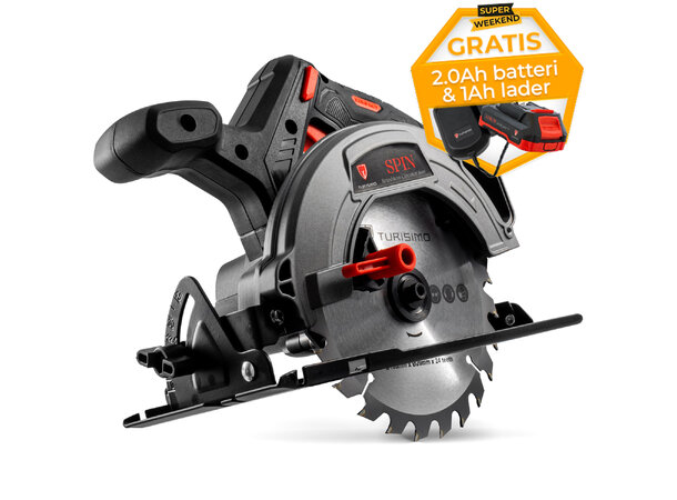 Turisimo SPIN 20V sirkelsag Super Weekend - Gratis batteri og lader 