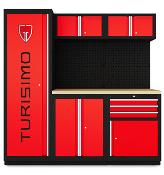 Turisimo garasjeinnredning 196cm 196x52,5x189cm - standard dybde