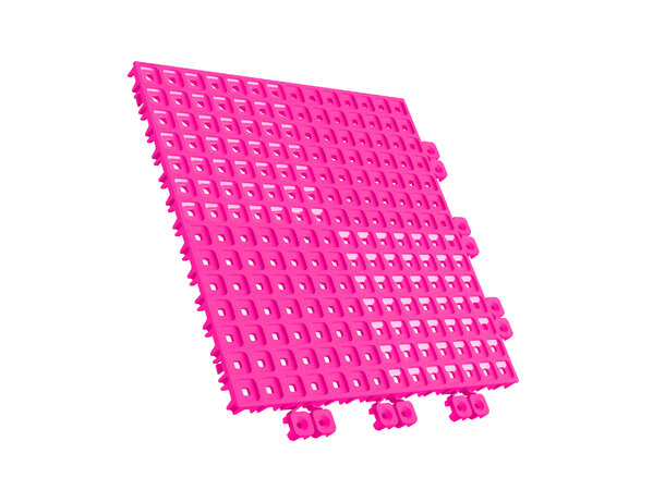 Versoflor UPFLOR® klikkbar gulvflis Fluorescent Pink, 30x30cm, 1stk. 