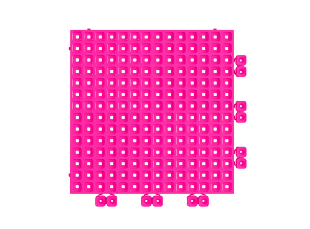 Versoflor UPFLOR® klikkbar gulvflis Fluorescent Pink, 30x30cm, 1stk. 