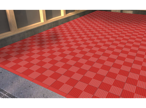 Versoflor UPFLOR® klikkbar gulvflis Mars Red, 30x30cm, 1stk. 