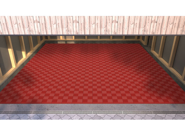 Versoflor UPFLOR® klikkbar gulvflis Mars Red, 30x30cm, 1stk. 