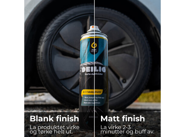 Gloss Factory Tyre Shine – Glans og beskyttelse for dekk