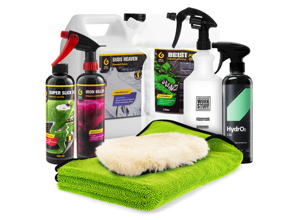 Komplett vaskepakke for matt lakk/folie Behold den semimatte finishen lenger 