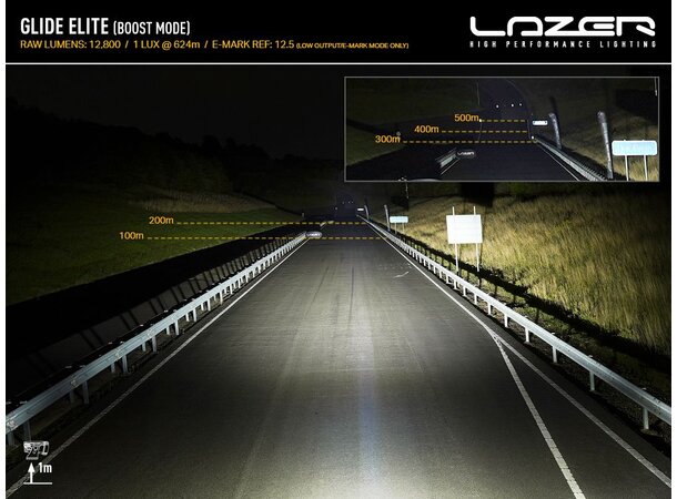 Lazer Glide Elite 18 LED LED-bar – 12.800 lumen