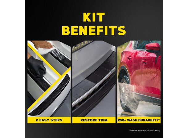 Meguiar’s Heavy Duty Trim Kit – Gjenopprett og beskytt plast