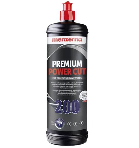 Menzerna Premium Power Cut 200 Heavy Cut Polish for båt, bobil, 1 liter