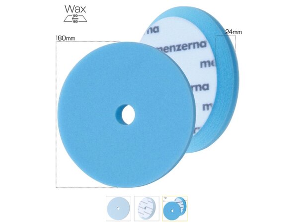 Menzerna Wax Foam Pad 150/180 mm blå | Påføringspute