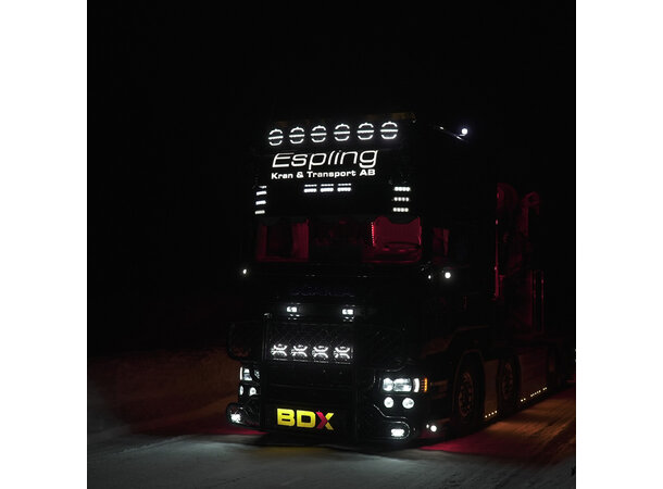 OZZ XO1 P LED Fjernlys Sort