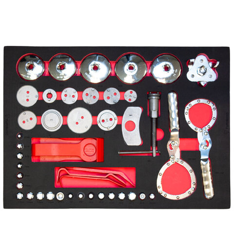 Turisimo Core - Service-sett 45 deler bremser, filter, olje