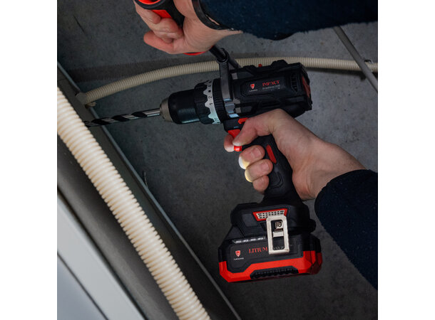 Turisimo IMPACT 5.0Ah 20V 20V Slagdrill med batteri & lader 