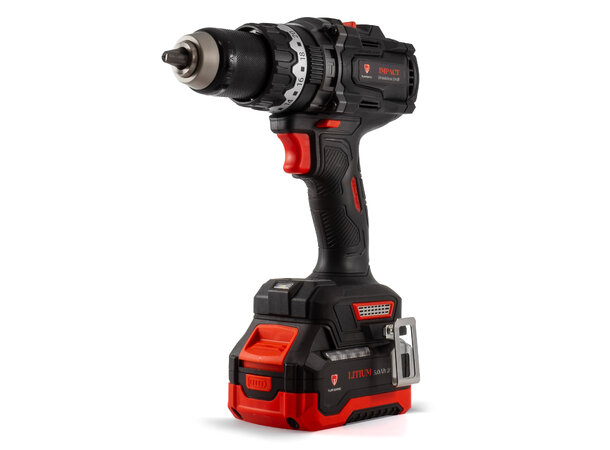 Turisimo IMPACT 5.0Ah 20V 20V Slagdrill med batteri & lader 