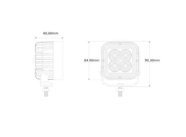 Turisimo Omega P30S LED Arbeidslys – Kraftig arbeidslys