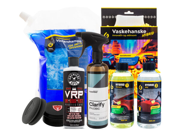 Vinterglans med vannperling Gir en enormt god glans i bilen! 