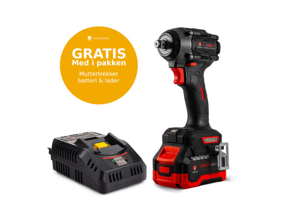 2x Turisimo Titan P7 + gratis TORQ muttertrekker