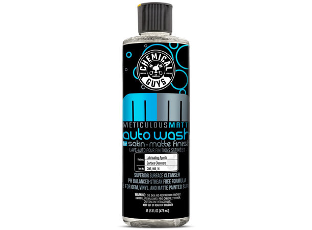 Chemical Guys Meticulous Matte Auto Wash – Matt-sikker bilshampo