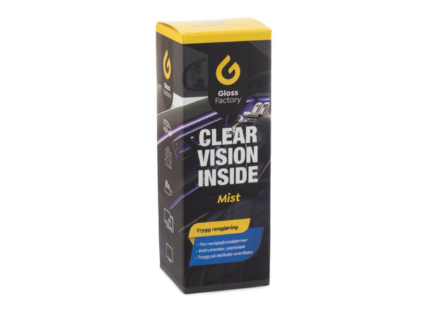 Gloss Factory Clear Vision Inside Komplett interiørrens, 500ml 
