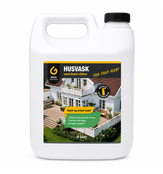 Gloss Factory Husvask Effektiv vask av huset, 4L