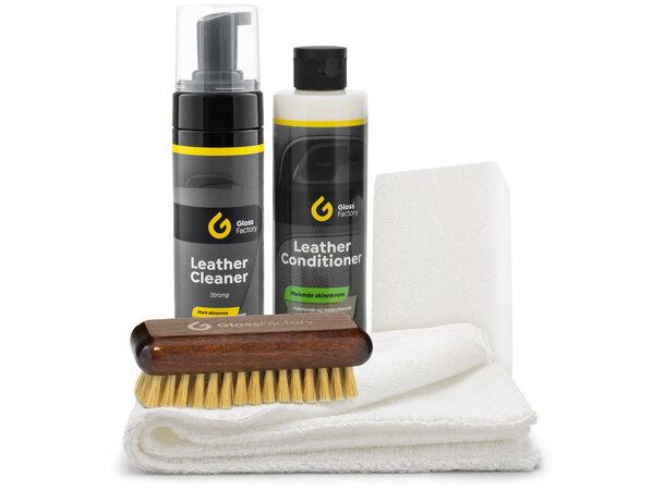 Gloss Factory Leather Care Kit Strong Kraftig og komplett skinnpleie 