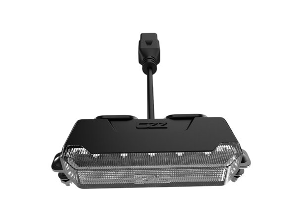 OZZ RL1 Ryggelys Sort – Ultra-slim LED med 1207 lumen og E-merket